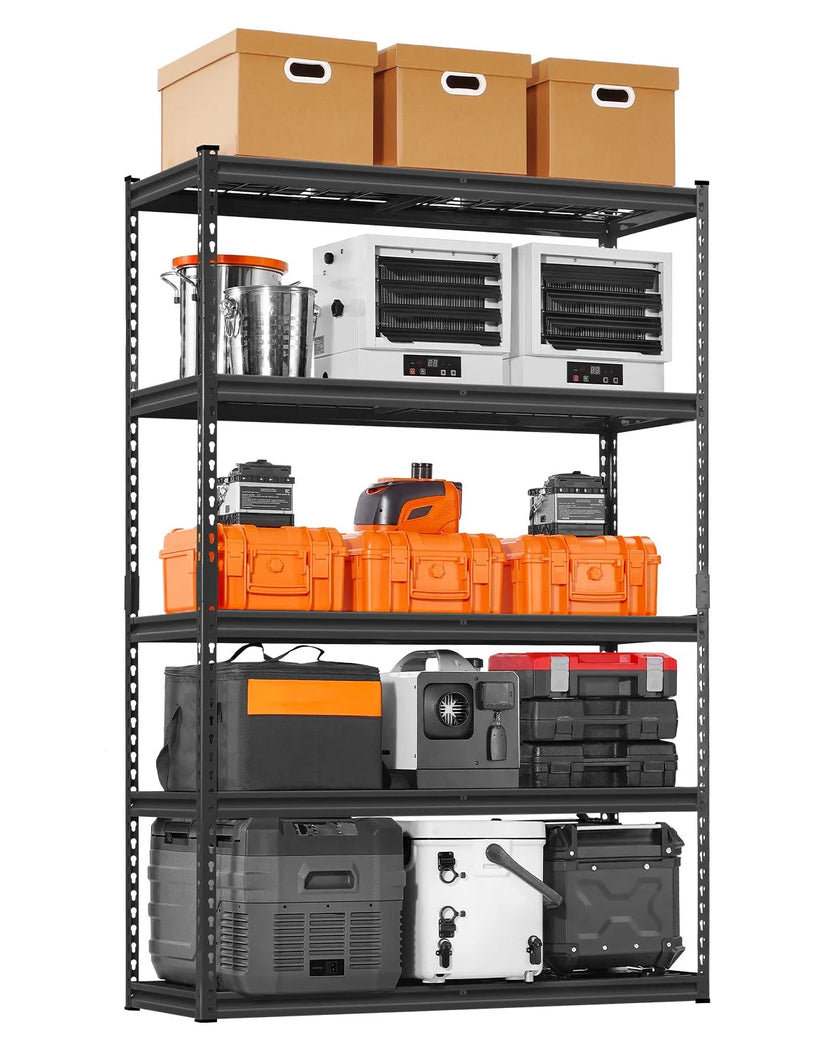 VEVOR Storage Shelves 5 Tier Adjustable Heavy Duty Garage Shelving Unit 2500 lbs