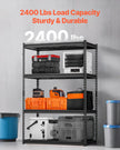 VEVOR Garage Storage Shelves, 4 Tier Storage Rack, Heavy Duty Garage Shelving, Adjustable Metal Shelves, Industrial Storage Rack, Warehouse Shelving Unit, Basement Storage Shelves, Powder Coated Steel Rack, VEVOR Storage Rack, Garage Organizer Shelving