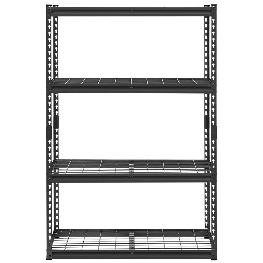 VEVOR Garage Storage Shelves, 4 Tier Storage Rack, Heavy Duty Garage Shelving, Adjustable Metal Shelves, Industrial Storage Rack, Warehouse Shelving Unit, Basement Storage Shelves, Powder Coated Steel Rack, VEVOR Storage Rack, Garage Organizer Shelving