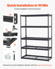 VEVOR Storage Shelves 5 Tier Adjustable Heavy Duty Garage Shelving Unit 3000 lbs