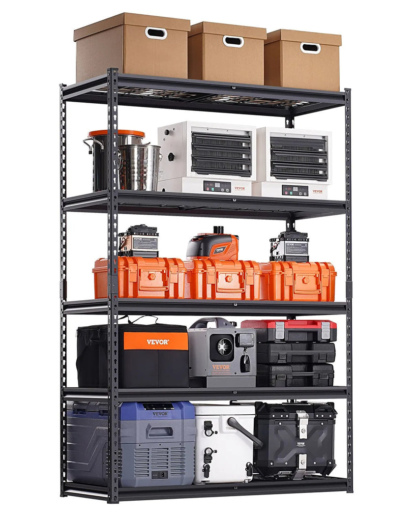 VEVOR Storage Shelves 5 Tier Adjustable Heavy Duty Garage Shelving Unit 3000 lbs