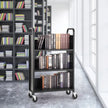 VEVOR Book Cart, 330 lbs Library Cart, 31.1