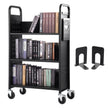 VEVOR Book Cart, 330 lbs Library Cart, 31.1