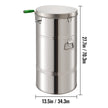 VEVOR Honey Extractor Bee Honey Extractor Manual Honeycomb Spinner 2 Two Frame Stainless Steel Beekeeping Accessory (2 Frame Honey Extractor)
