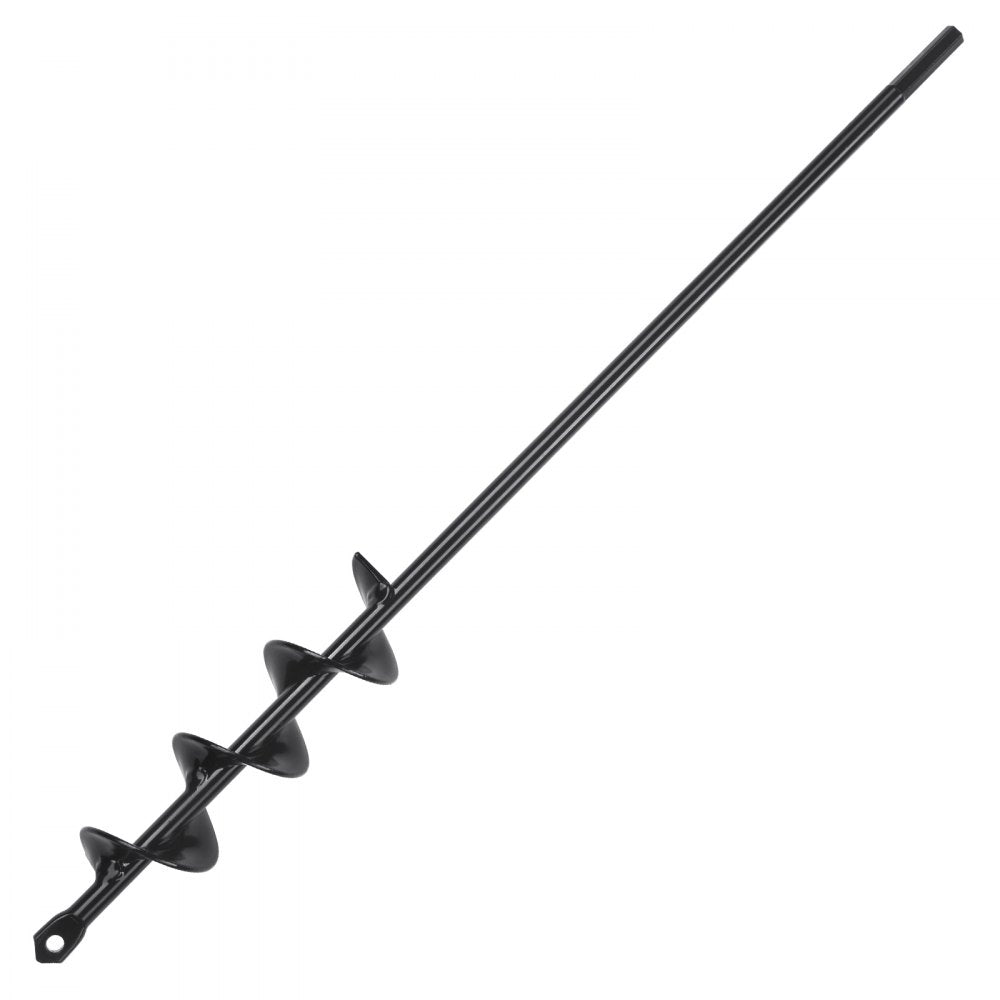 VEVOR Auger Drill Bit for Planting, 1.6 x 16.5 inch Garden Auger Drill Bit, Spiral Drill Bit for Bulbs Planting & Holes Digging, 3/8