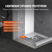 VEVOR Shower Curb Kit, 36