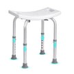 VEVOR Shower Chair, Adjustable Height Shower Stool with Built-in Handles, Shower Seat for Inside Shower or Tub, Non-Slip Bench Bathtub Stool Seat for Elderly Disabled Handicap, 158.8 kg Capacity