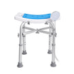 VEVOR Shower Chair, Adjustable Height Shower Stool with Crossbar Support, Shower Seat for Inside Shower or Tub, Non-Slip Bench Bathtub Stool Seat for Elderly Disabled Handicap, 500 lbs Capacity
