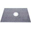 Vevor 38''x60'' Shower Kit With Shower Tray & Curb With Central Drain Kit Abs