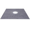 VEVOR 48''x48'' Waterproofing Shower Kit Shower Kit Tray with Central Drain ABS