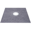 VEVOR 48''x48'' Waterproofing Shower Kit Shower Kit Tray with Central Drain ABS