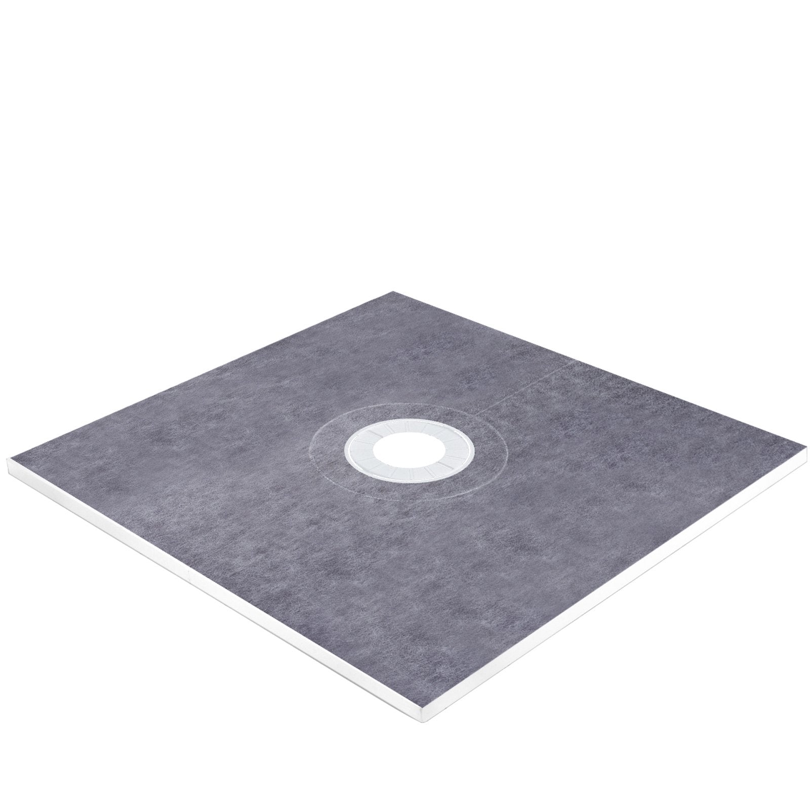 VEVOR 48''x48'' Waterproofing Shower Kit Shower Kit Tray with Central Drain ABS