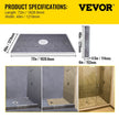 VEVOR Shower Curb Kit, 48\