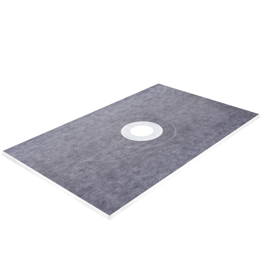 Vevor 48''x72'' Shower Kit With Shower Tray & Curb With Central Drain Kit Pvc