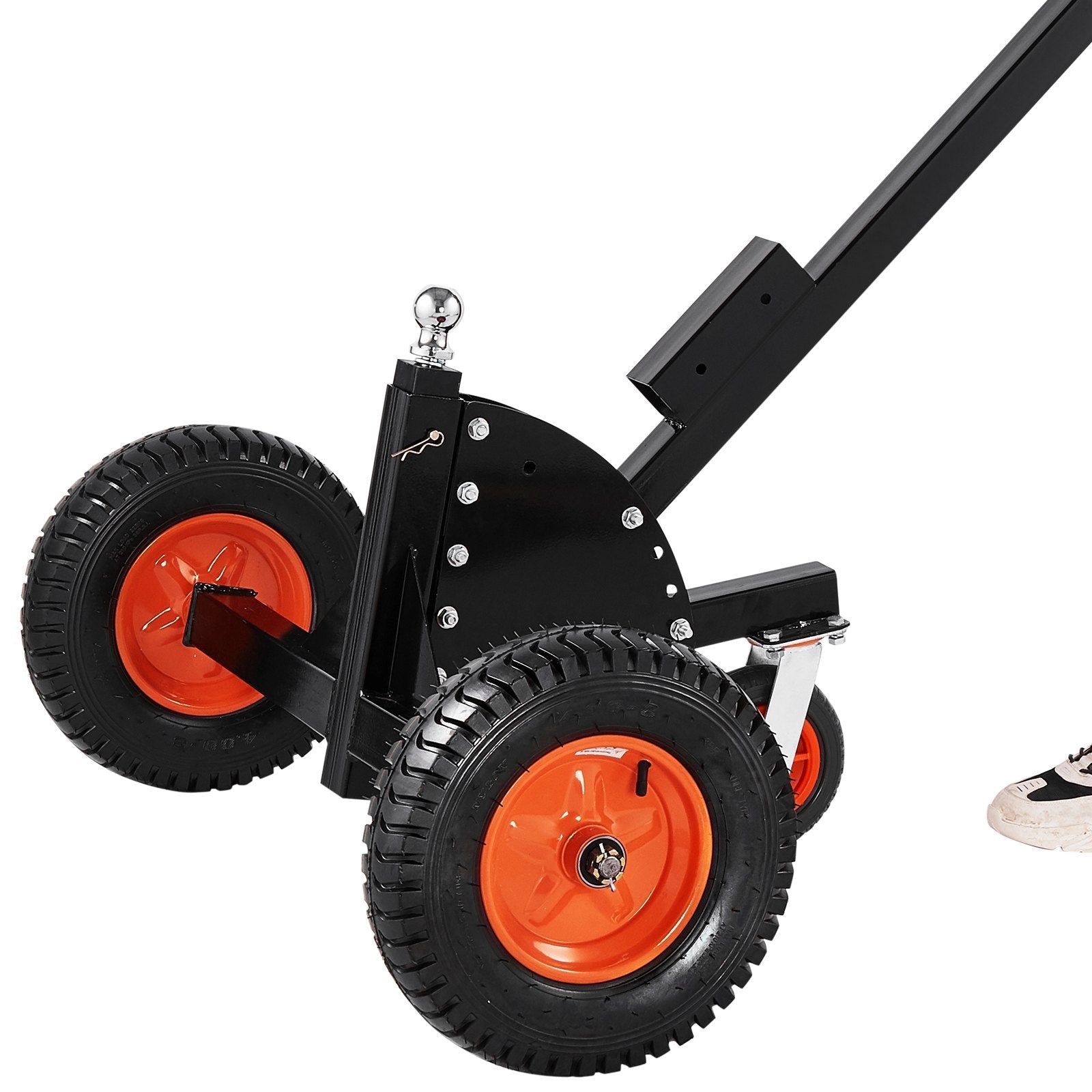 1500lbs 2-in-1 Trailer Dolly 22 and 26 in Adjustable Height 2in Ball with Caster