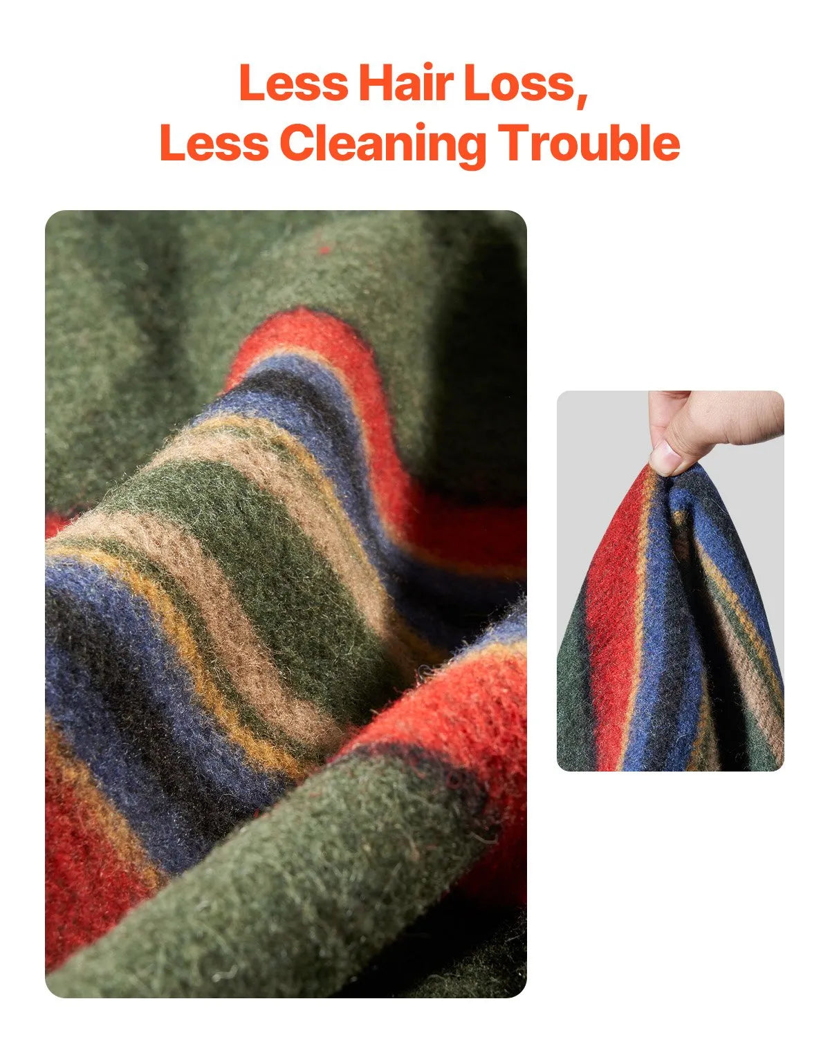 VEVOR Wool Camping Blanket 64