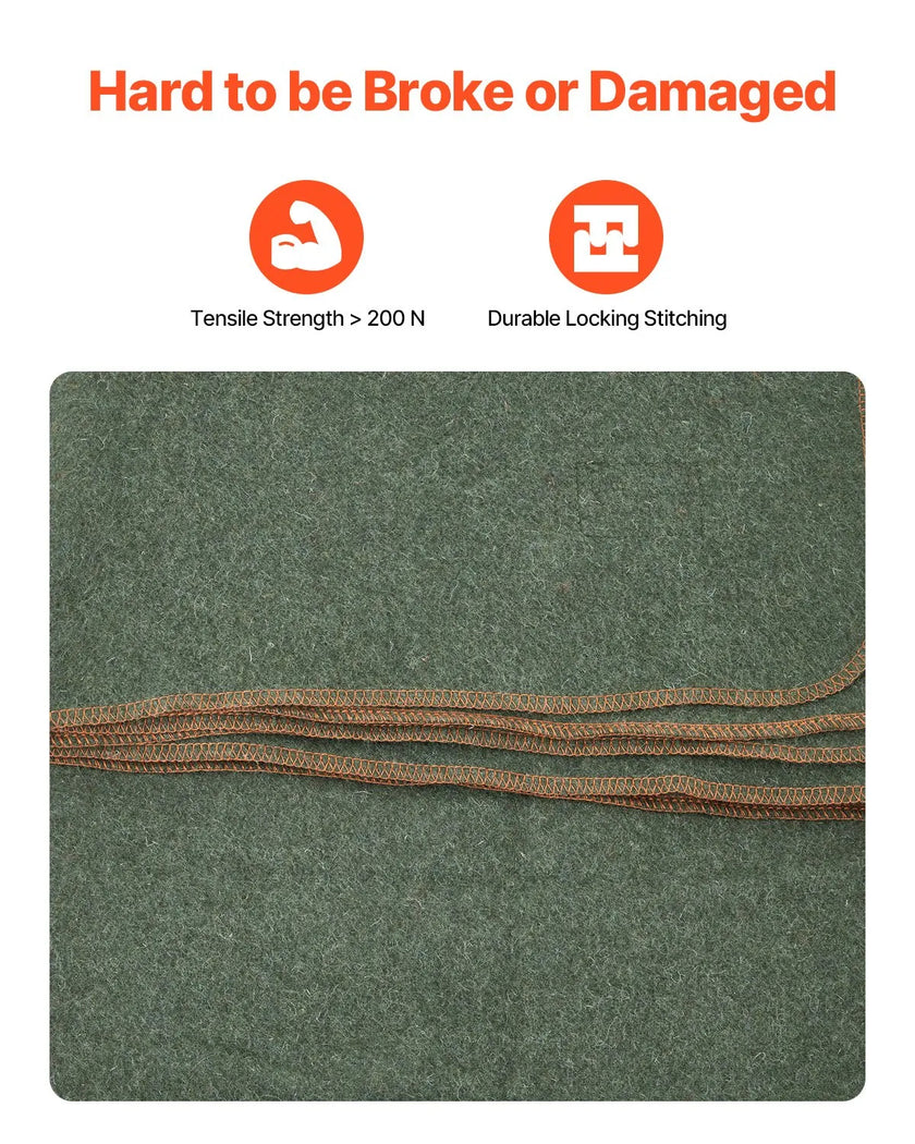 VEVOR Wool Camping Blanket 64