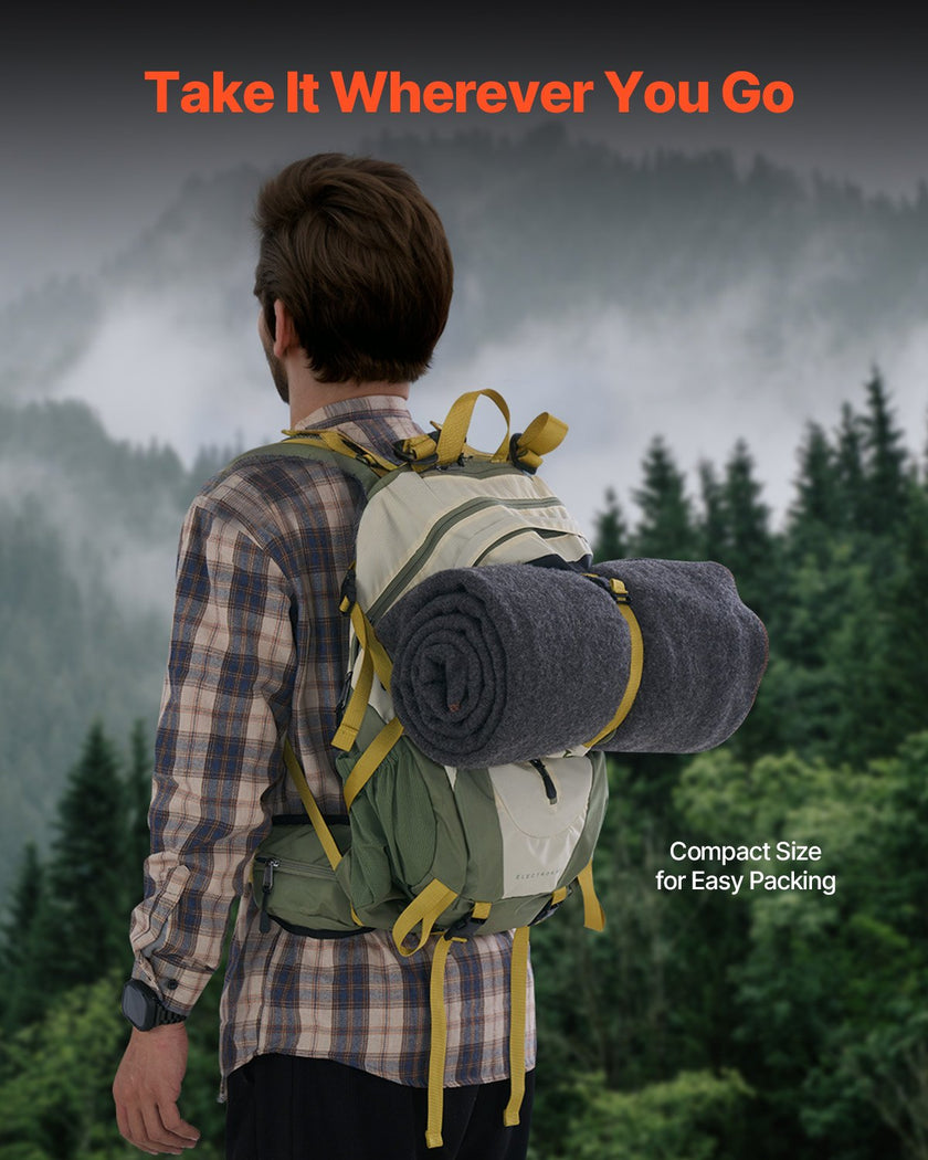 VEVOR Wool Camping Blanket 64