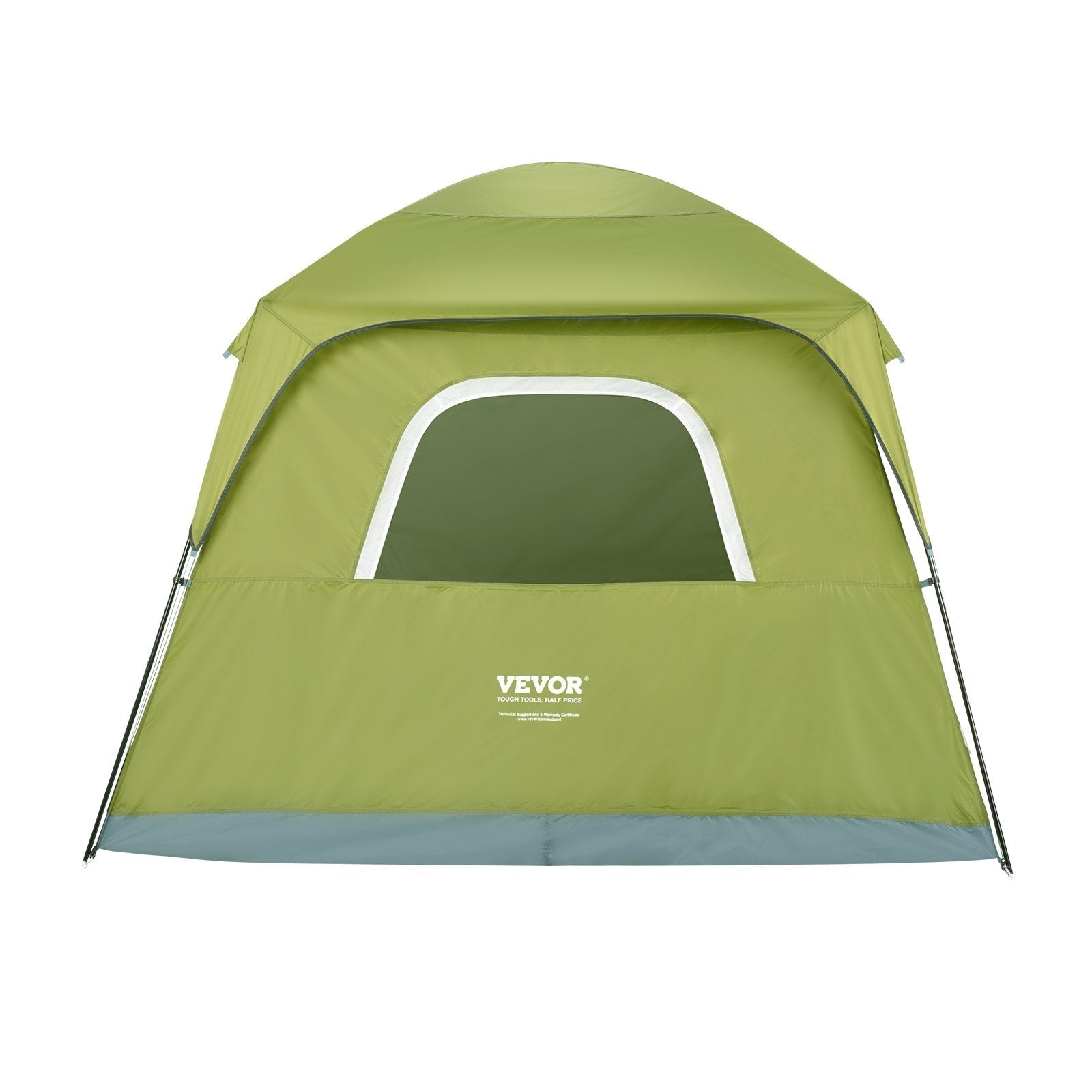 VEVOR Camping Tent, 10 x 9 x 6.5 ft Fit for 6 Person, Waterproof Lightweight Backpacking Tent, Easy Setup, with Door and Window, for Outdoor Family Camping, Hiking, Hunting, Mountaineering Travel