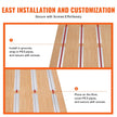 VEVOR PEX Heat Transfer Plates 2 ft, Radiant Heat Plates for 3/4