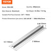 VEVOR PEX Heat Transfer Plates 2 ft, Radiant Heat Plates for 3/4