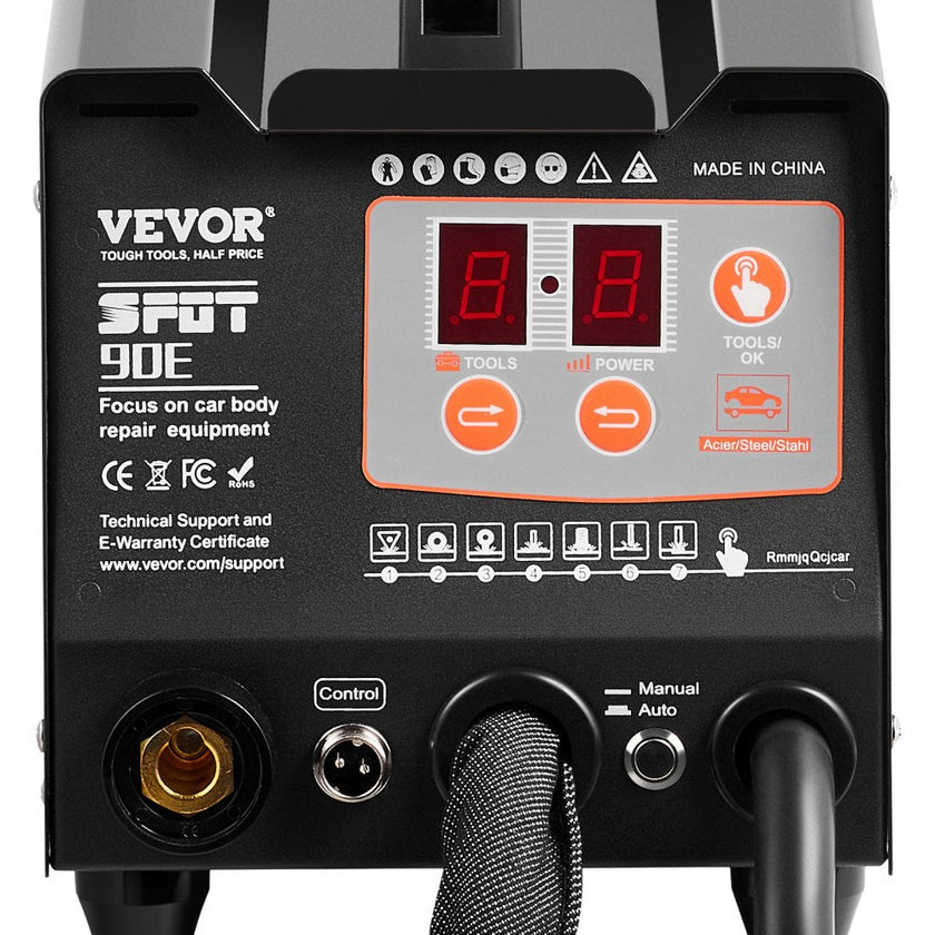 VEVOR Spot Welder Dent Puller 3KW Stud Welder Dent Repair Kit with 2 Welding Gun
