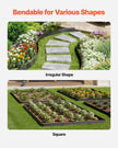 VEVOR Metal Landscape Edging 8Packs 72in Rust-Resistant Bendable for Yard Garden