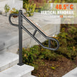VEVOR Single Post Handrail for Outdoor 1-3 Step 40.5