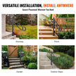 VEVOR Single Post Handrail for Outdoor 1-3 Step 40.5