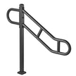 VEVOR Single Post Handrail for Outdoor 1-3 Step 40.5