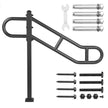 VEVOR Single Post Handrail for Outdoor 1-3 Step 40.5