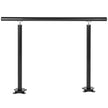 Stair Handrail Outdoor Handrail Aluminum Fits 1-3 Steps 3ft Railing Adjustable