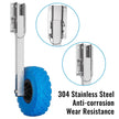 Boat Transom Launching Wheel Dolly Stainless Steel For Inflatable Boat