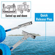 Boat Transom Launching Wheel Dolly Stainless Steel For Inflatable Boat