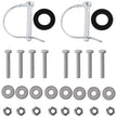 Boat Transom Launching Wheel Dolly Stainless Steel For Inflatable Boat