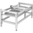 VEVOR Washing Machine Stand 300LBS, Washer Pedestal 25x25-Inch, Pedestal for Washer and Dryer, Washing Machine Base with A 66LBS Tray, Base Stand for Appliance with 4 Adjustable Feet, Aluminum