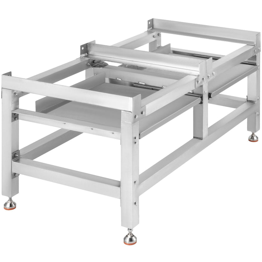 VEVOR Washing Machine Stand 300LBS, Washer Pedestal 25x25-Inch, Pedestal for Washer and Dryer, Washing Machine Base with A 66LBS Tray, Base Stand for Appliance with 4 Adjustable Feet, Aluminum