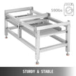 VEVOR Washing Machine Stand 300LBS, Washer Pedestal 25x25-Inch, Pedestal for Washer and Dryer, Washing Machine Base with A 66LBS Tray, Base Stand for Appliance with 4 Adjustable Feet, Aluminum