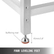 VEVOR Washing Machine Stand 300LBS, Washer Pedestal 25x25-Inch, Pedestal for Washer and Dryer, Washing Machine Base with A 66LBS Tray, Base Stand for Appliance with 4 Adjustable Feet, Aluminum