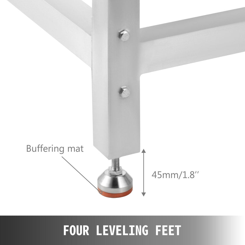 VEVOR Washing Machine Stand 300LBS, Washer Pedestal 25x25-Inch, Pedestal for Washer and Dryer, Washing Machine Base with A 66LBS Tray, Base Stand for Appliance with 4 Adjustable Feet, Aluminum