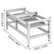 VEVOR Washing Machine Stand 300LBS, Washer Pedestal 25x25-Inch, Pedestal for Washer and Dryer, Washing Machine Base with A 66LBS Tray, Base Stand for Appliance with 4 Adjustable Feet, Aluminum