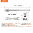 VEVOR 61 Pack Cable Railing Swage Threaded Stud Tension End Fitting Terminal for 1/8