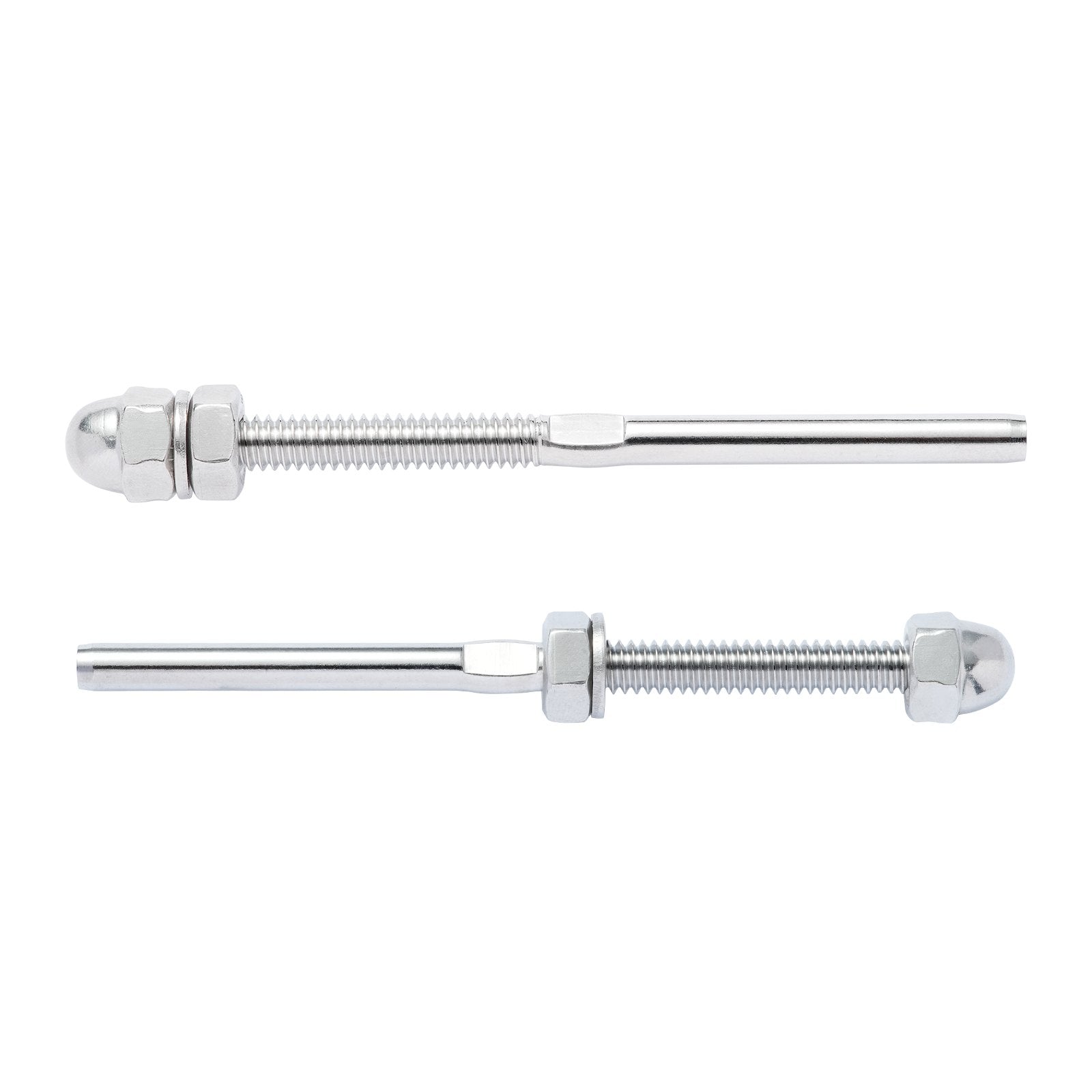 VEVOR 61 Pack Cable Railing Swage Threaded Stud Tension End Fitting Terminal for 1/8