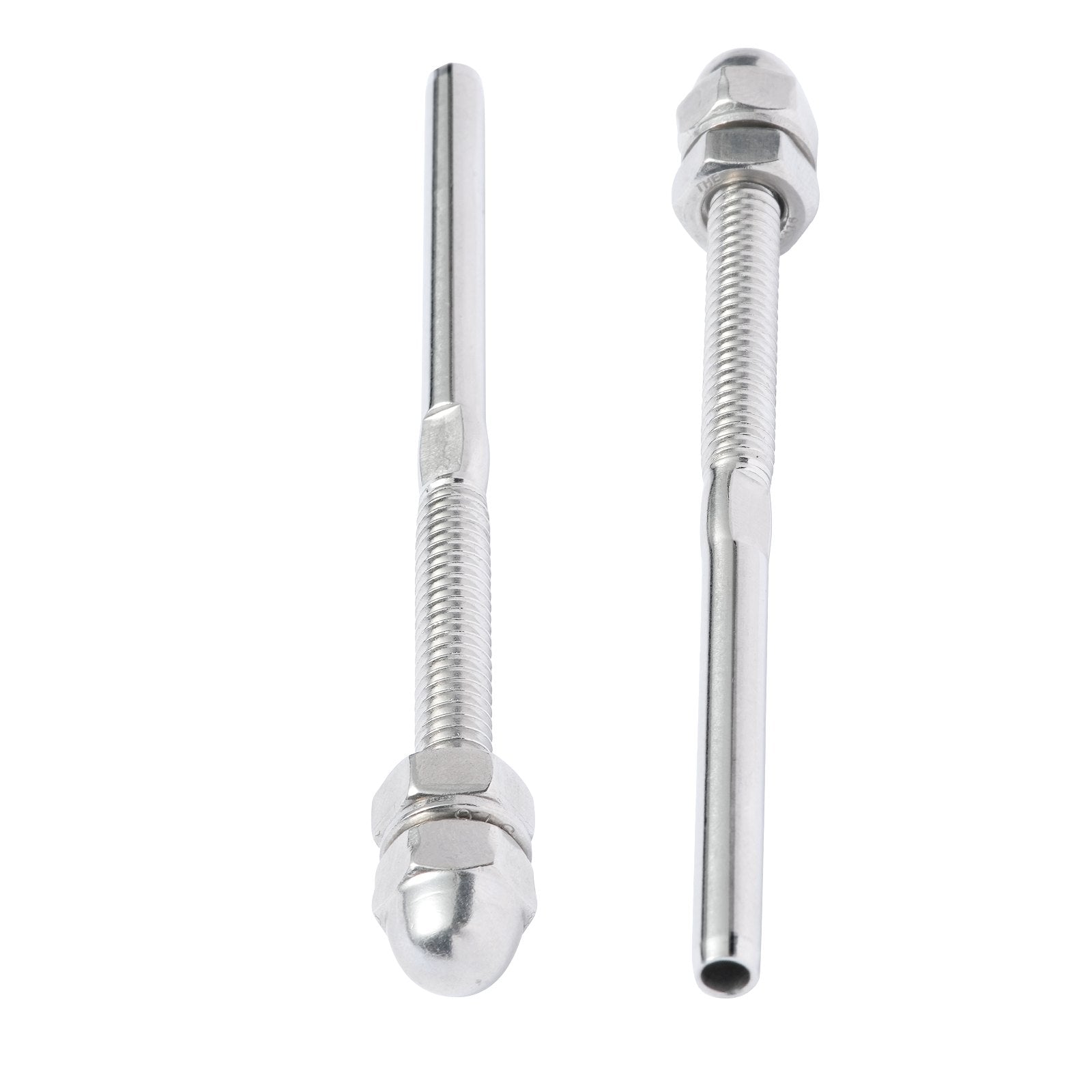 VEVOR 61 Pack Cable Railing Swage Threaded Stud Tension End Fitting Terminal for 1/8