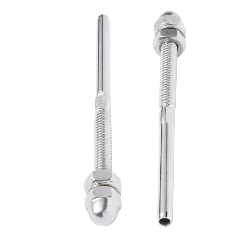 VEVOR 61 Pack Cable Railing Swage Threaded Stud Tension End Fitting Terminal for 1/8