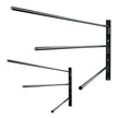 VEVOR Wall Mounted Saddle Rack Three Tiers Swing Out Saddle Pad Holder