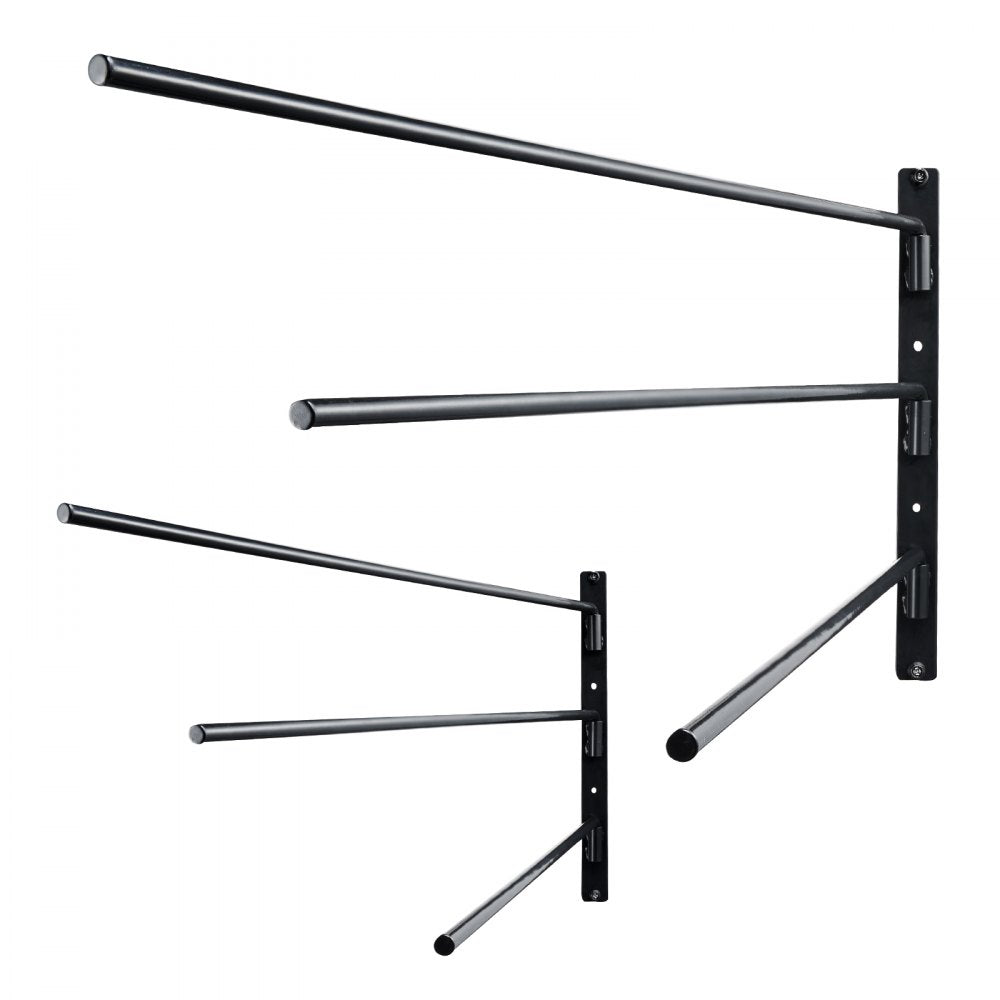 VEVOR Wall Mounted Saddle Rack Three Tiers Swing Out Saddle Pad Holder
