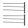 VEVOR Wall Mounted Saddle Rack Three Tiers Swing Out Saddle Pad Holder