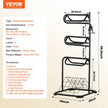 VEVOR Freestanding Saddle Stand 3 Tiers English and Western Saddle Rack