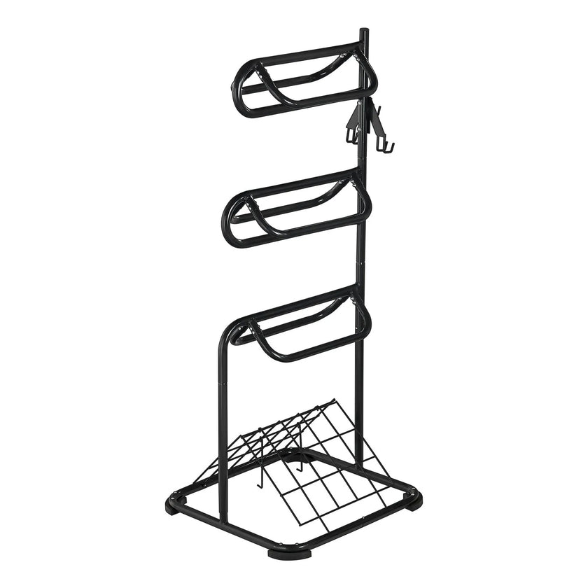 VEVOR Freestanding Saddle Stand 3 Tiers English and Western Saddle Rack